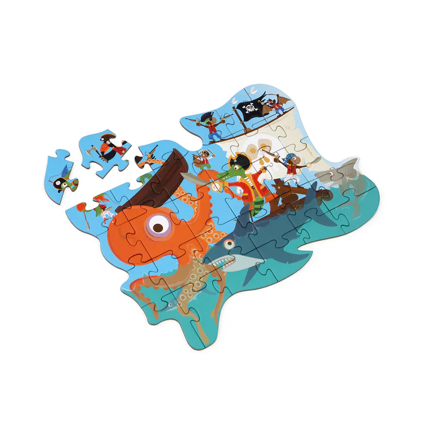 Contour Puzzle - Pirate