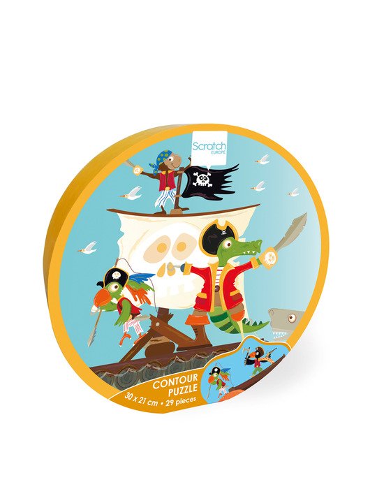 Contour Puzzle - Pirate