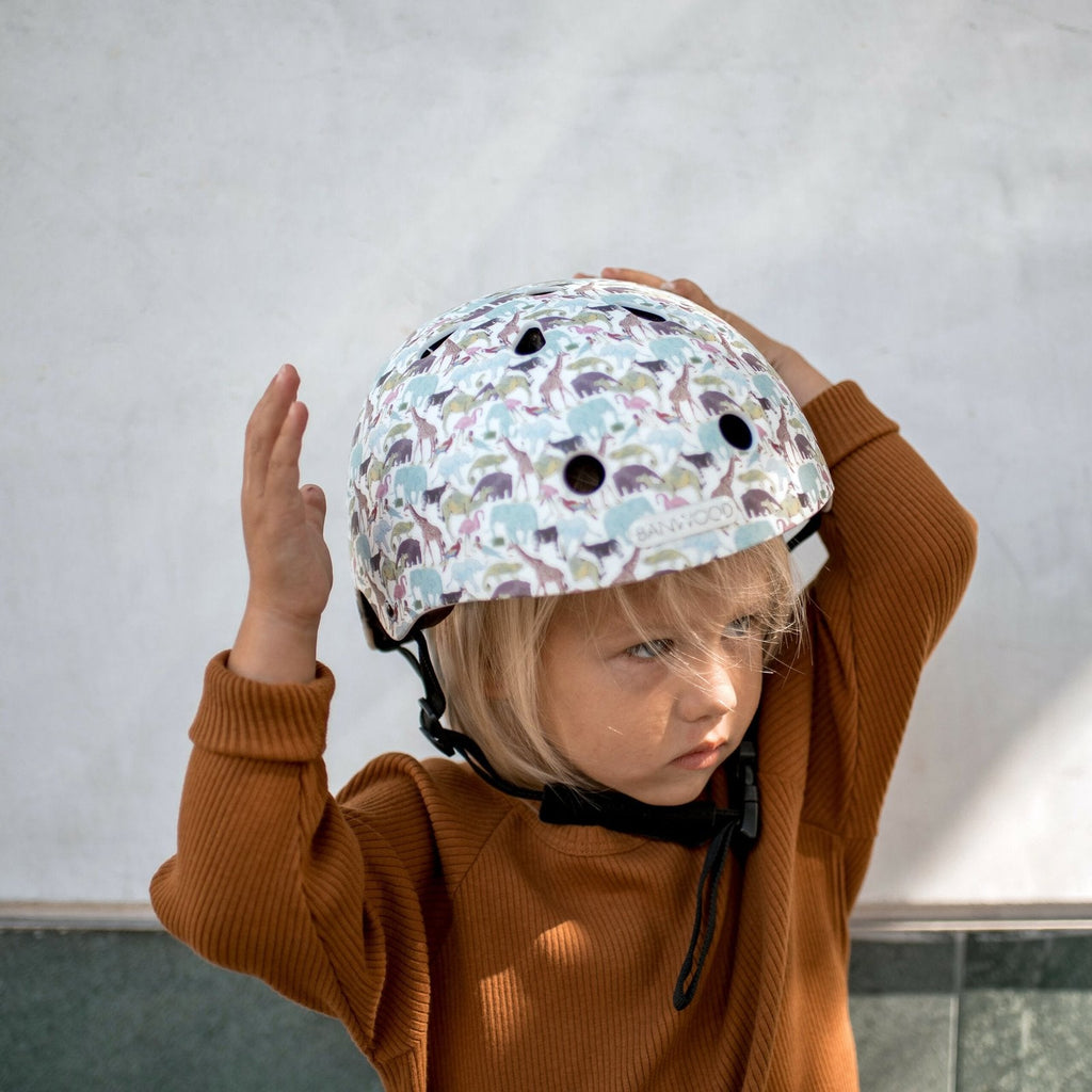 Liberty London x Banwood Helmet - Queue for the Zoo