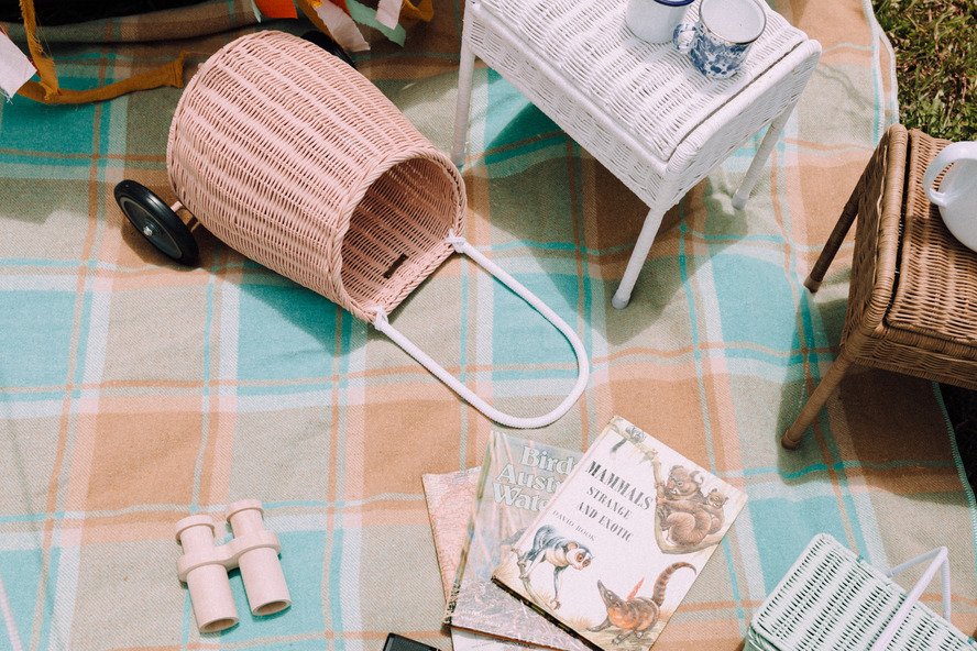 Rattan Original Luggy - Rose