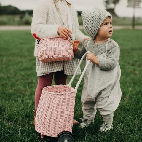 Rattan Original Luggy - Rose