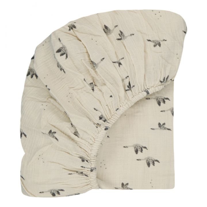 KUKO & KUMI Fitted Sheet - Goose